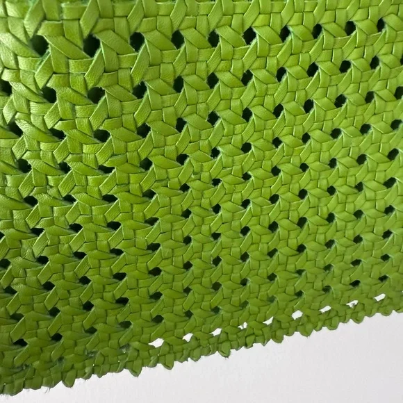 Alice + Olivia Perforated Green Blazer